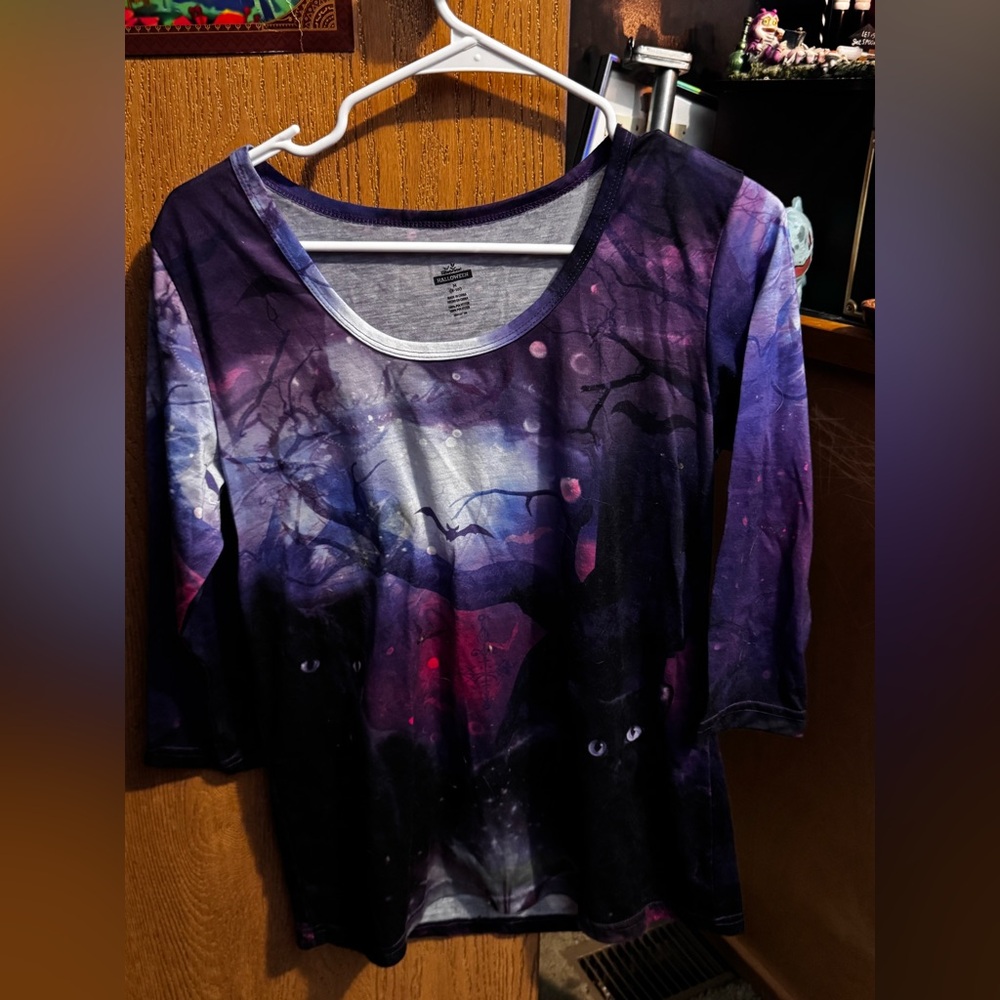 Halloween Black Cat Spooky Shirt